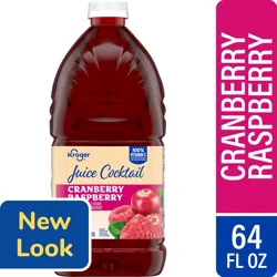 Kroger Cranberry Raspberry Flavored Juice Cocktail - 64 fl oz