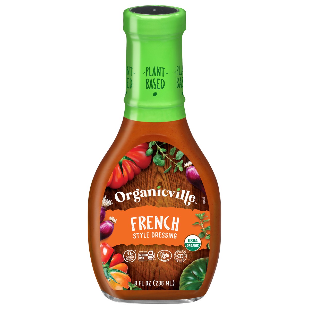 slide 5 of 13, Organicville French Style Dressing 8 fl oz, 8 fl oz