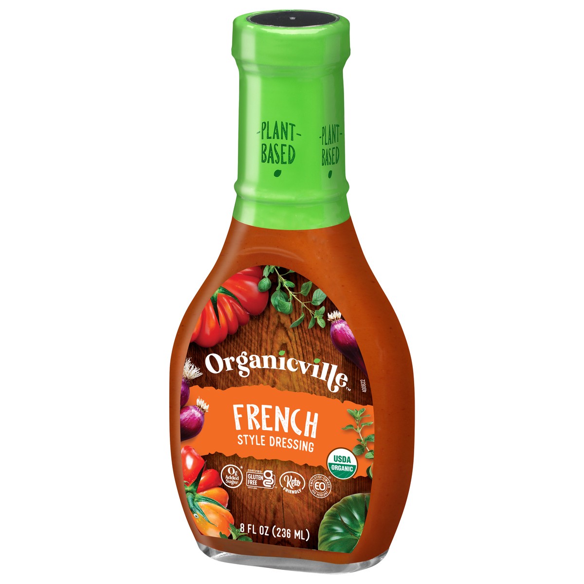 slide 11 of 13, Organicville French Style Dressing 8 fl oz, 8 fl oz