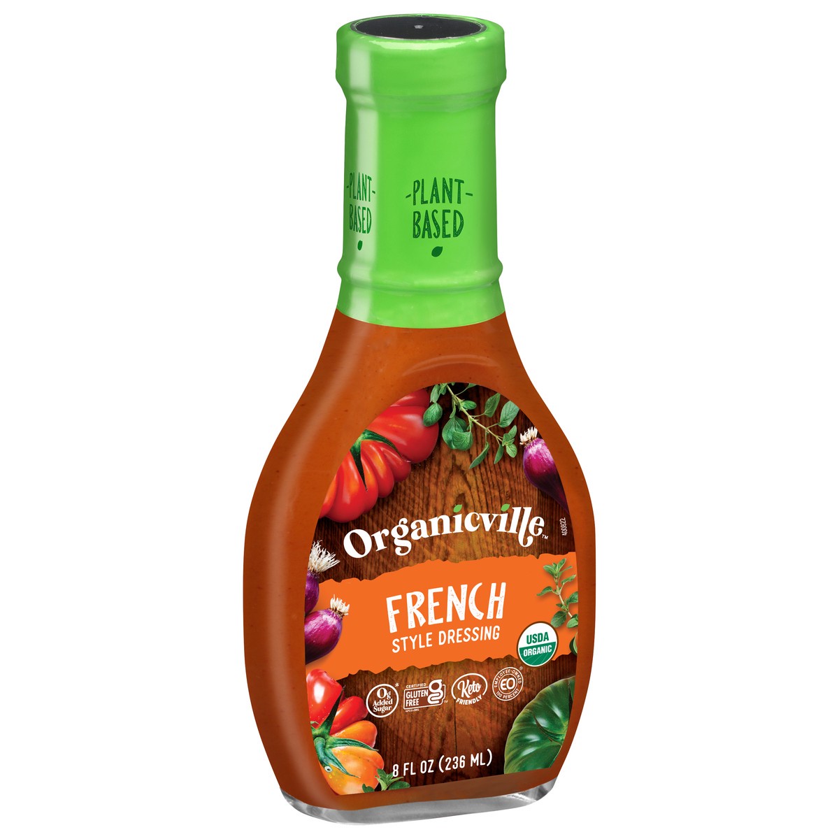 slide 7 of 13, Organicville French Style Dressing 8 fl oz, 8 fl oz