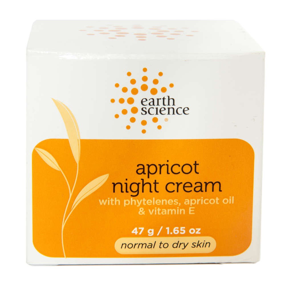 slide 1 of 1, Earth Science Apricot Night Cream Normal To Dry Skin, 2 oz