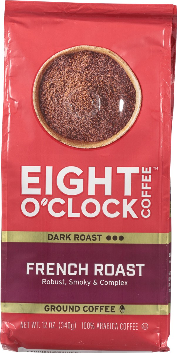slide 10 of 11, Eight O'Clock Coffee French Dark Roast Ground Coffee, 12 oz