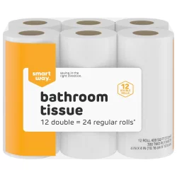 Smart Way Bathroom Tissue Double Rolls