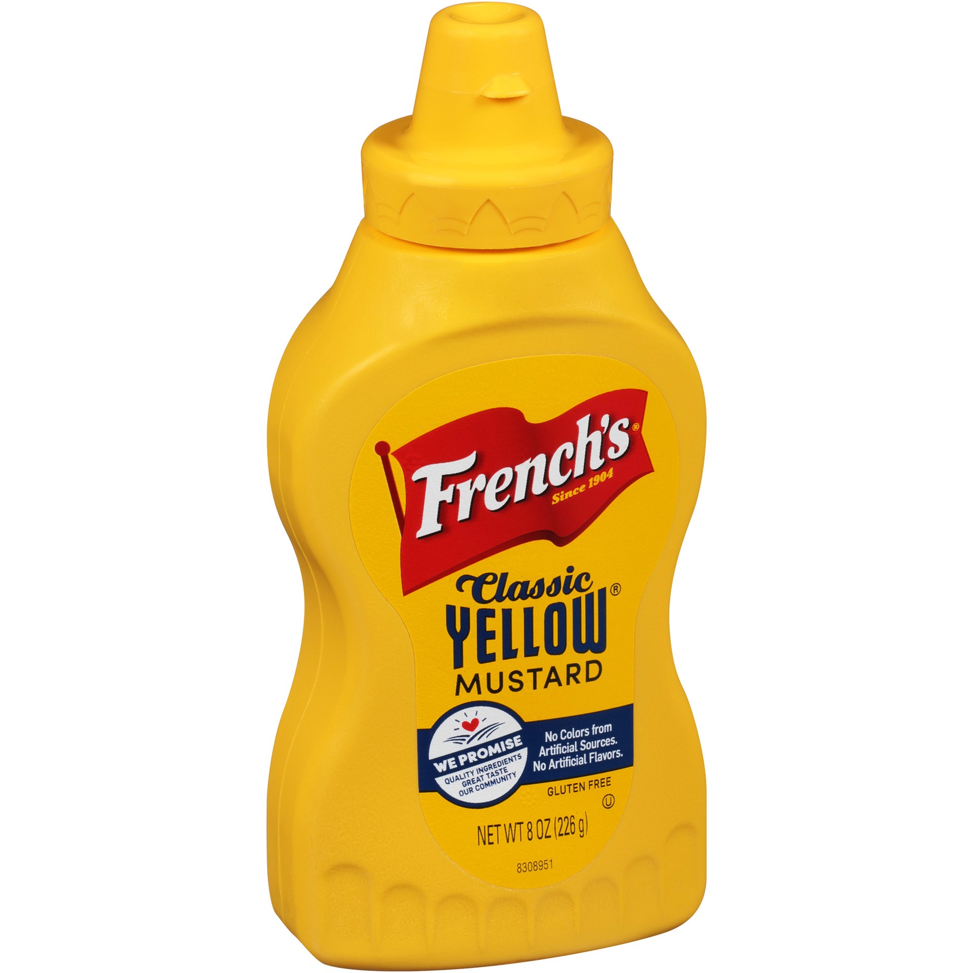 slide 2 of 5, French's Yellow Mustard, 8 oz