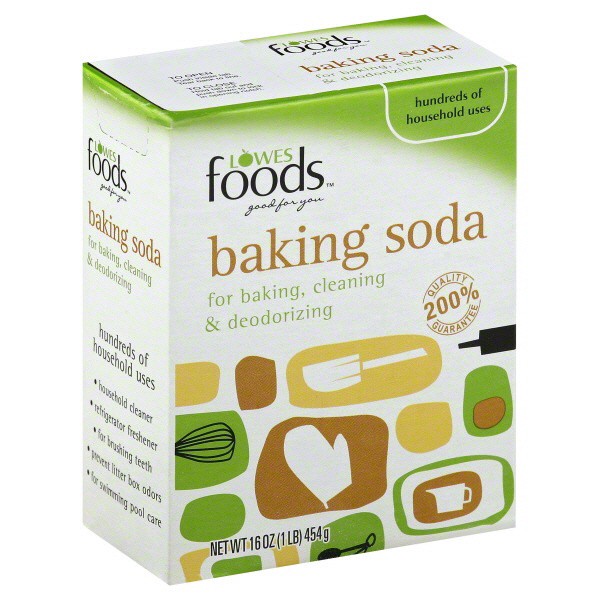 slide 1 of 1, Lowes Foods Baking Soda, 16 oz