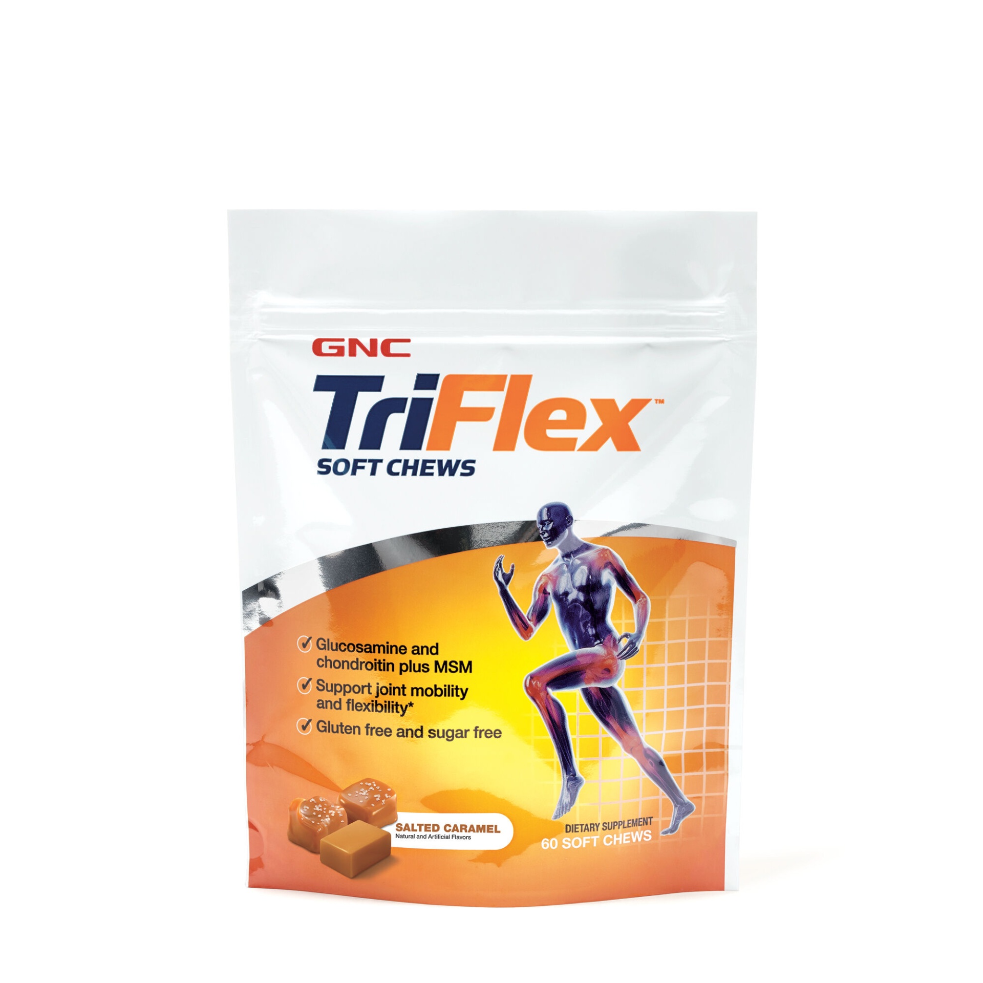 slide 1 of 1, GNC TriFlex Soft Chews - Salted Caramel, 60 ct