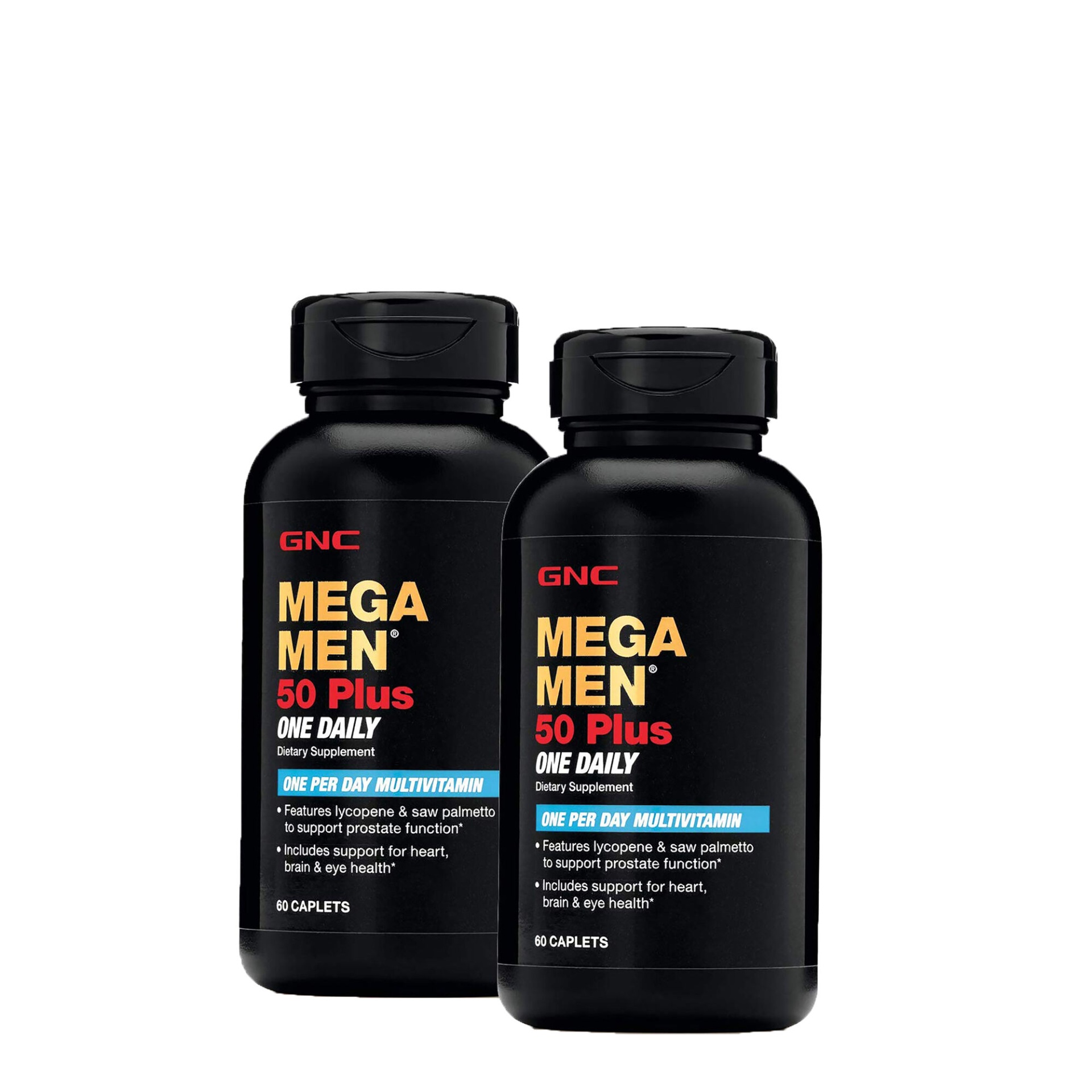 slide 1 of 1, GNC Mega Men 50 Plus One Daily - Twin Pack, 2 ct