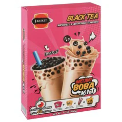 J-Basket Black Tea Instant Boba Kit 10 oz