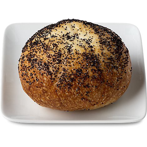 slide 1 of 1, Bakery Fresh Poppy Seed Kaiser Roll - Each (available between 6 AM to 2 PM), 1 ct