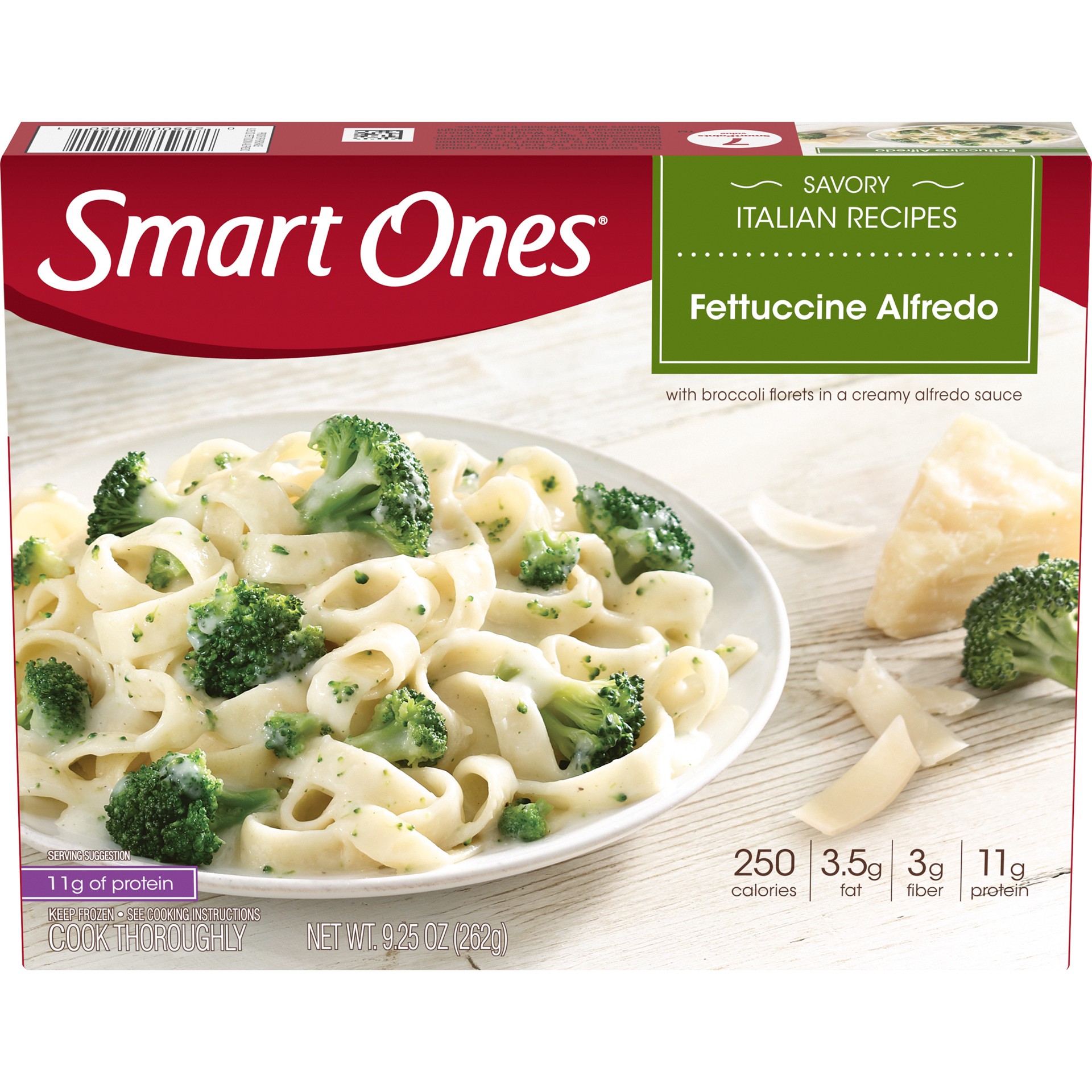 slide 1 of 6, Smart Ones Savory Italian Recipes Fettuccine Alfredo, 