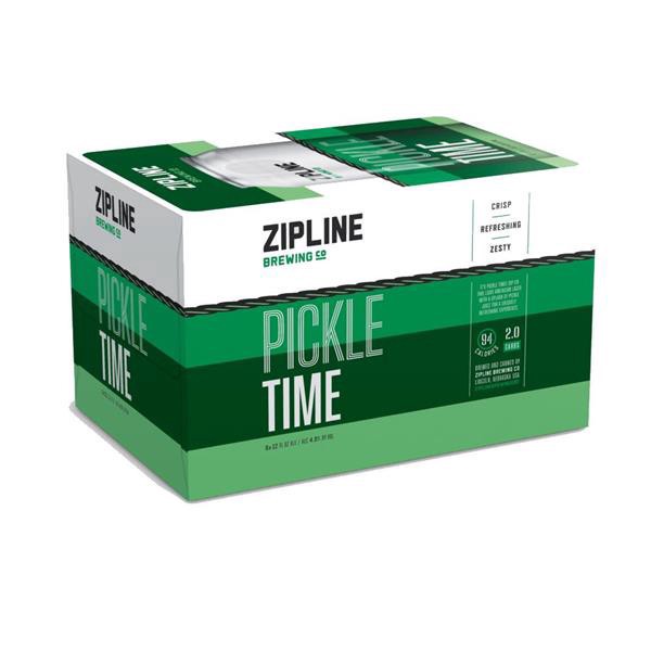 slide 1 of 1, Zipline Pickle Lager, 6 ct; 12 oz