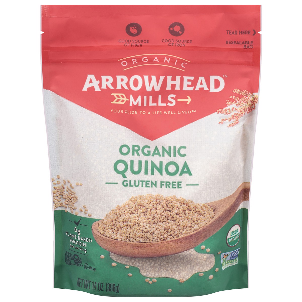 slide 1 of 11, Arrowhead Mills Organic Quinoa 14 oz, 14 oz