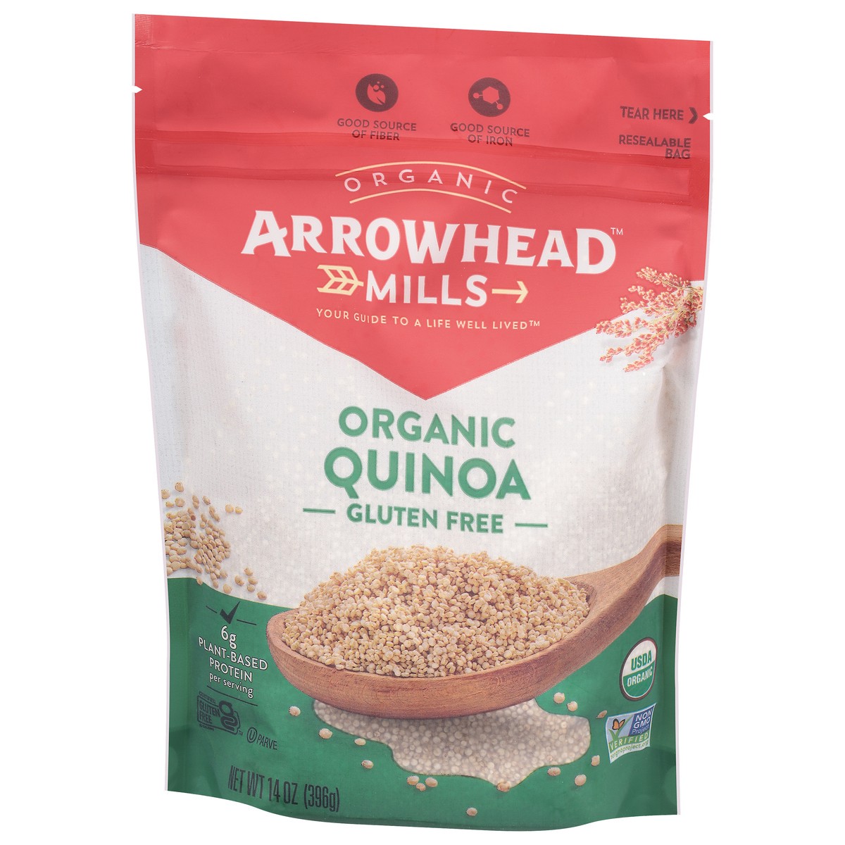 slide 2 of 11, Arrowhead Mills Organic Quinoa 14 oz, 14 oz