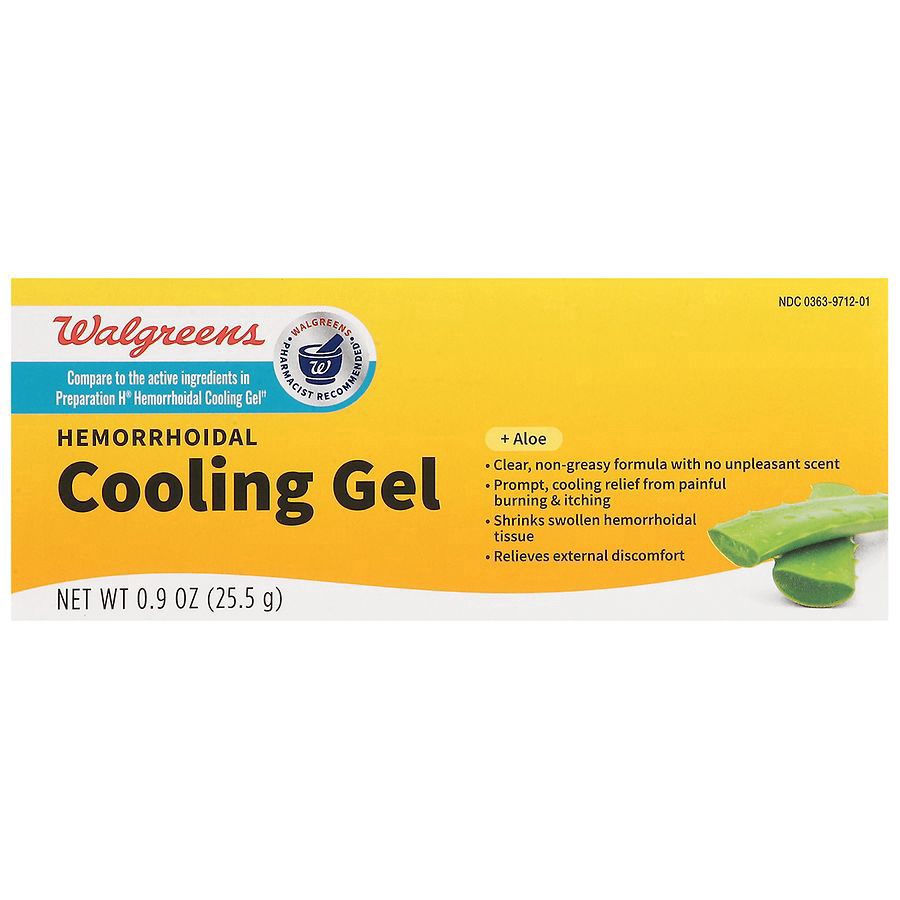 slide 2 of 3, Walgreens Hemorrhoidal Cooling Gel, 0.9 oz