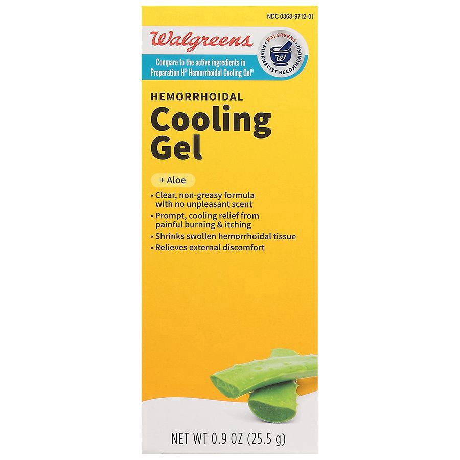 slide 1 of 3, Walgreens Hemorrhoidal Cooling Gel, 0.9 oz