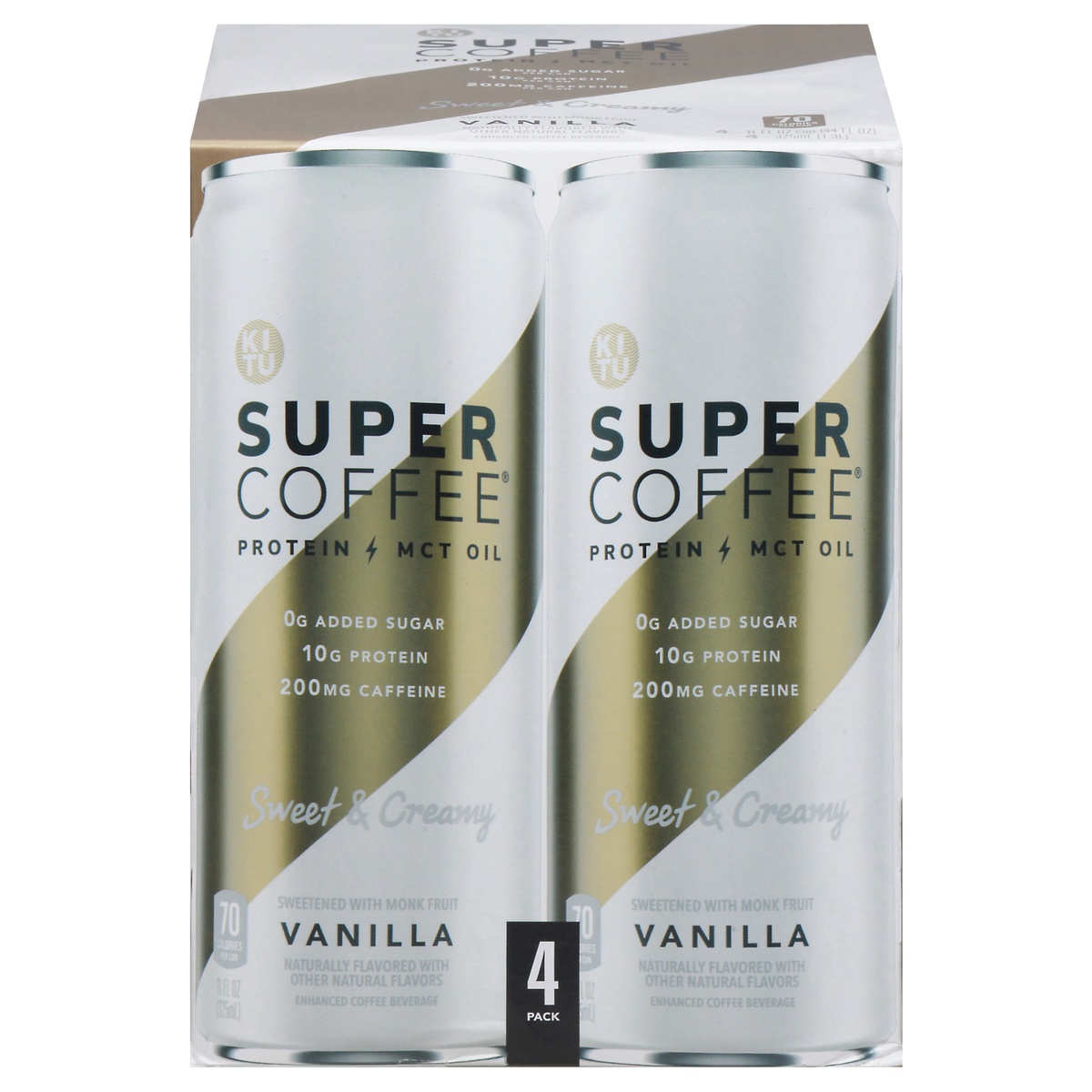 slide 1 of 1, KITU Super Coffee, Vanilla - 4 ct; 11 oz, 4 ct; 11 oz