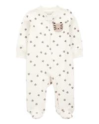 Carter's Baby Tiger Print 2-Way Zip Cotton Sleep & Play Pajamas - Ivory - 9M