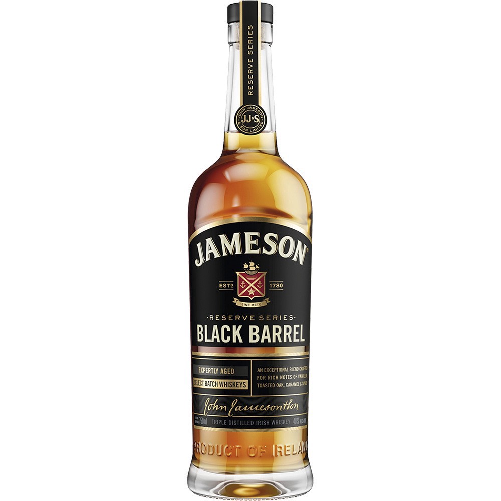 slide 1 of 1, Jameson Black Barrel, 750 ml
