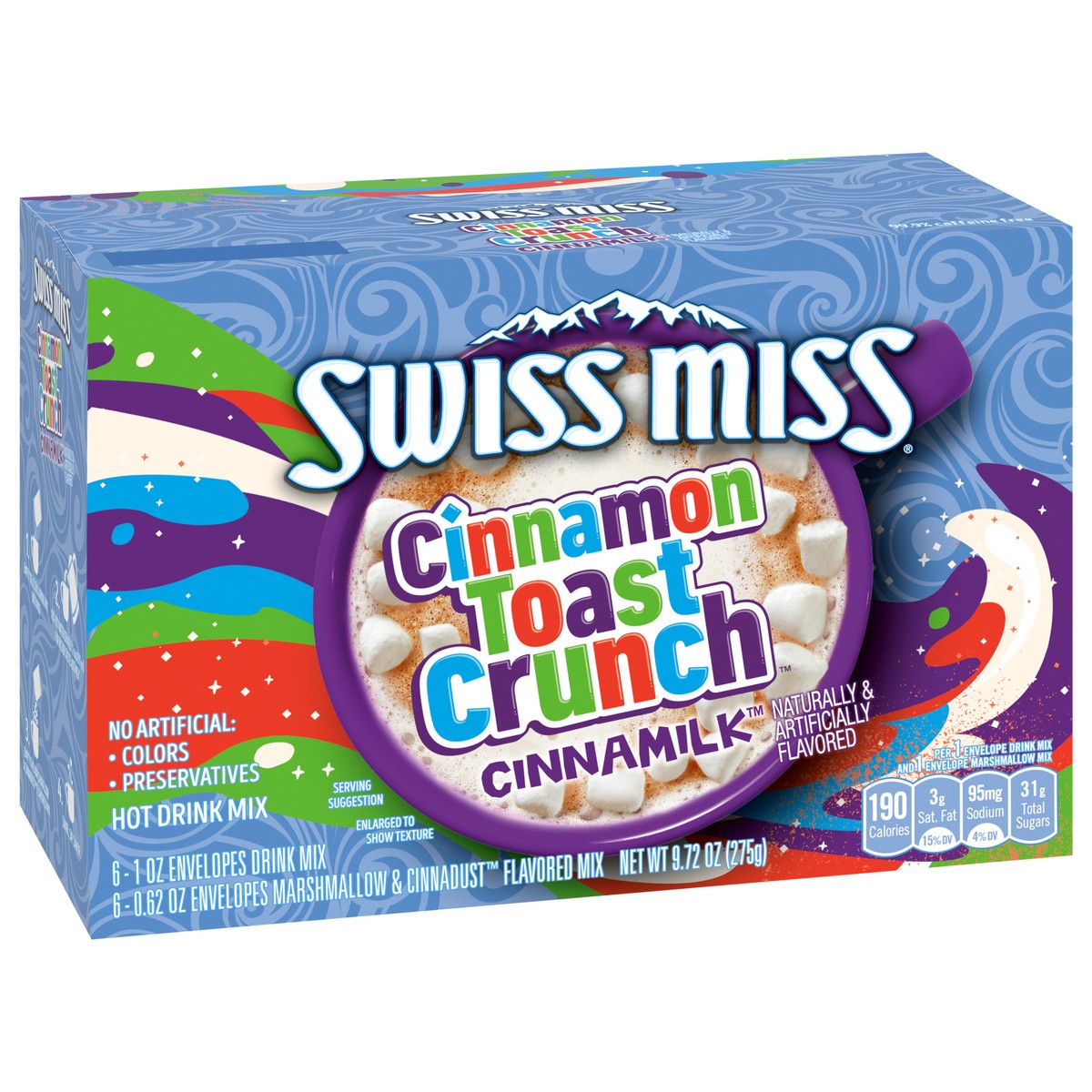 slide 8 of 9, Swiss Miss Cinnamon Toast Crunch Cinnamilk Hot Drink Mix 9.72 oz, 9.72 oz