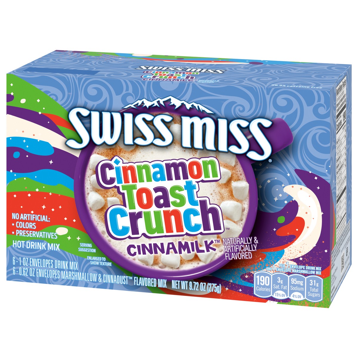 slide 2 of 9, Swiss Miss Cinnamon Toast Crunch Cinnamilk Hot Drink Mix 9.72 oz, 9.72 oz