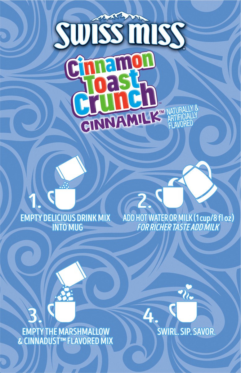 slide 3 of 9, Swiss Miss Cinnamon Toast Crunch Cinnamilk Hot Drink Mix 9.72 oz, 9.72 oz