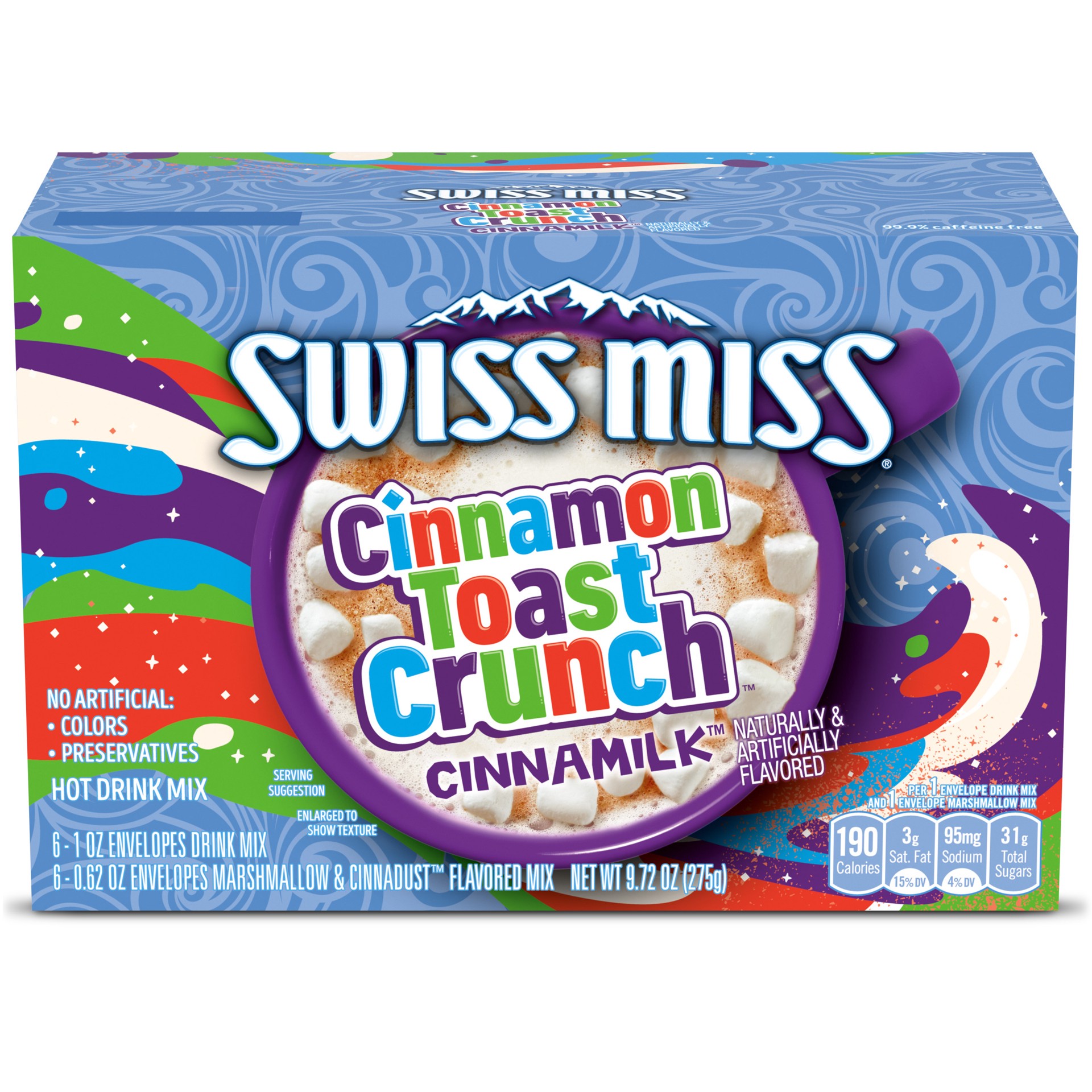 slide 1 of 9, Swiss Miss Cinnamon Toast Crunch Cinnamilk Hot Drink Mix 9.72 oz, 9.72 oz