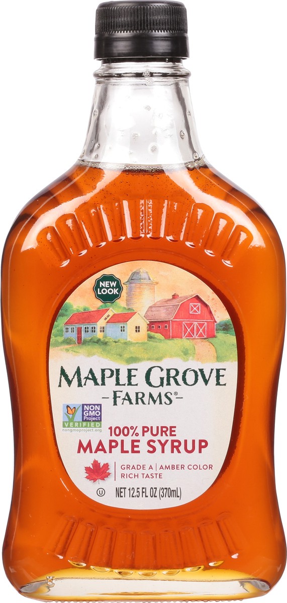 slide 9 of 10, Maple Grove Farms Maple Syrup, 12.5 fl oz