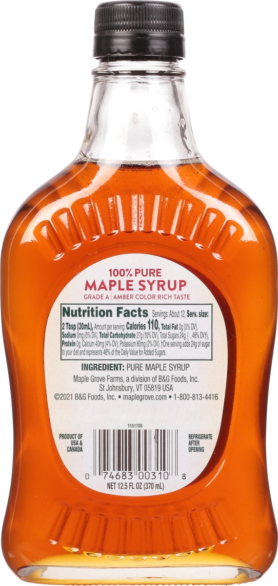 slide 6 of 10, Maple Grove Farms Maple Syrup, 12.5 fl oz