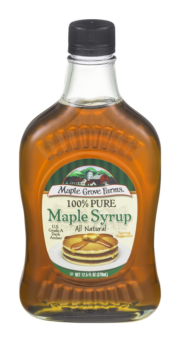 slide 1 of 10, Maple Grove Farms Maple Syrup, 12.5 fl oz