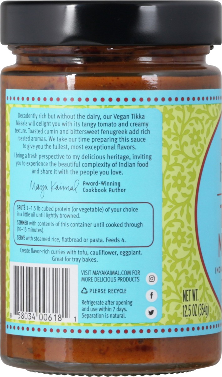 slide 3 of 12, Maya Kaimal Sauce Tikka Masala Vegan, 12.5 oz