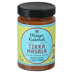 Maya Kaimal Vegan Mild Tikka Masala Indian Simmer Sauce 12.5 oz
