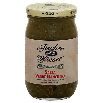 slide 1 of 1, Fischer & Wieser Salsa Verde Ranchera, 16 oz