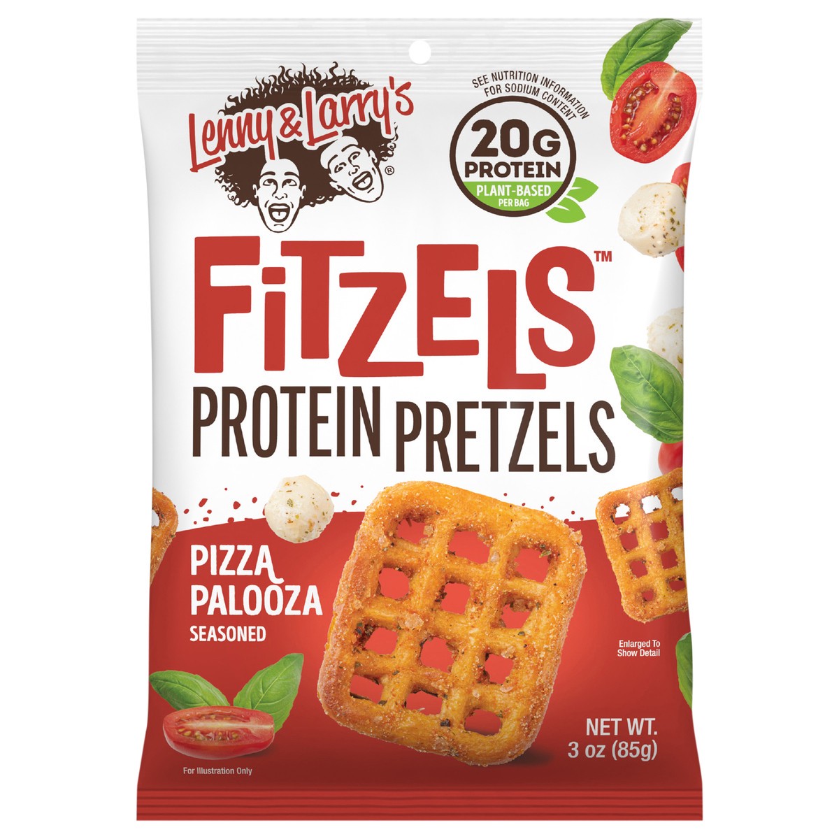 slide 1 of 8, Lenny & Larry's FITZELS Protein Pretzels Pizza Palooza - 3 oz, 3 oz