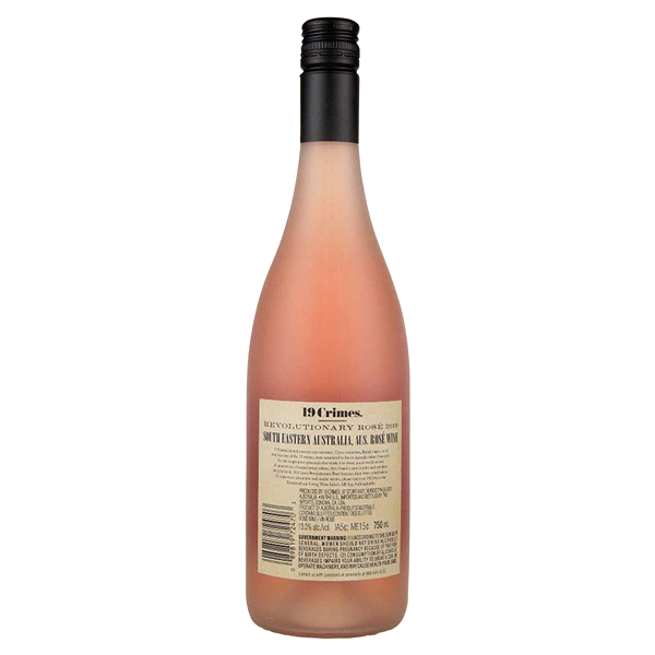 slide 4 of 5, 19 Crimes Revolutionary Rose, 750 ml