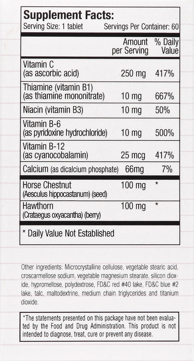 slide 3 of 5, New Pharma Vasokastan 60 ea, 60 ct