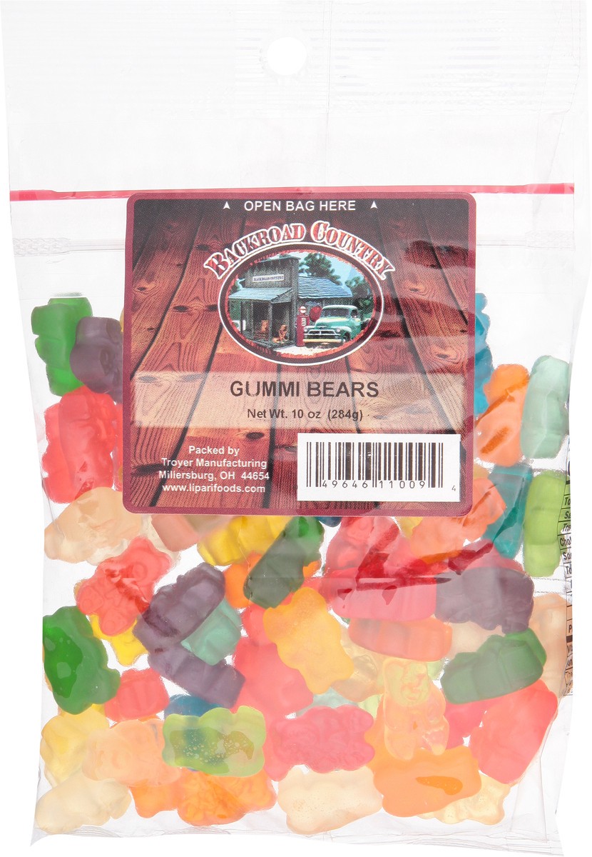 slide 9 of 9, Backroad Country Gummi Bears 10 oz, 10 oz