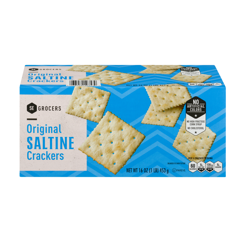 slide 1 of 1, SE Grocers Original Saltine Crackers, 16 oz