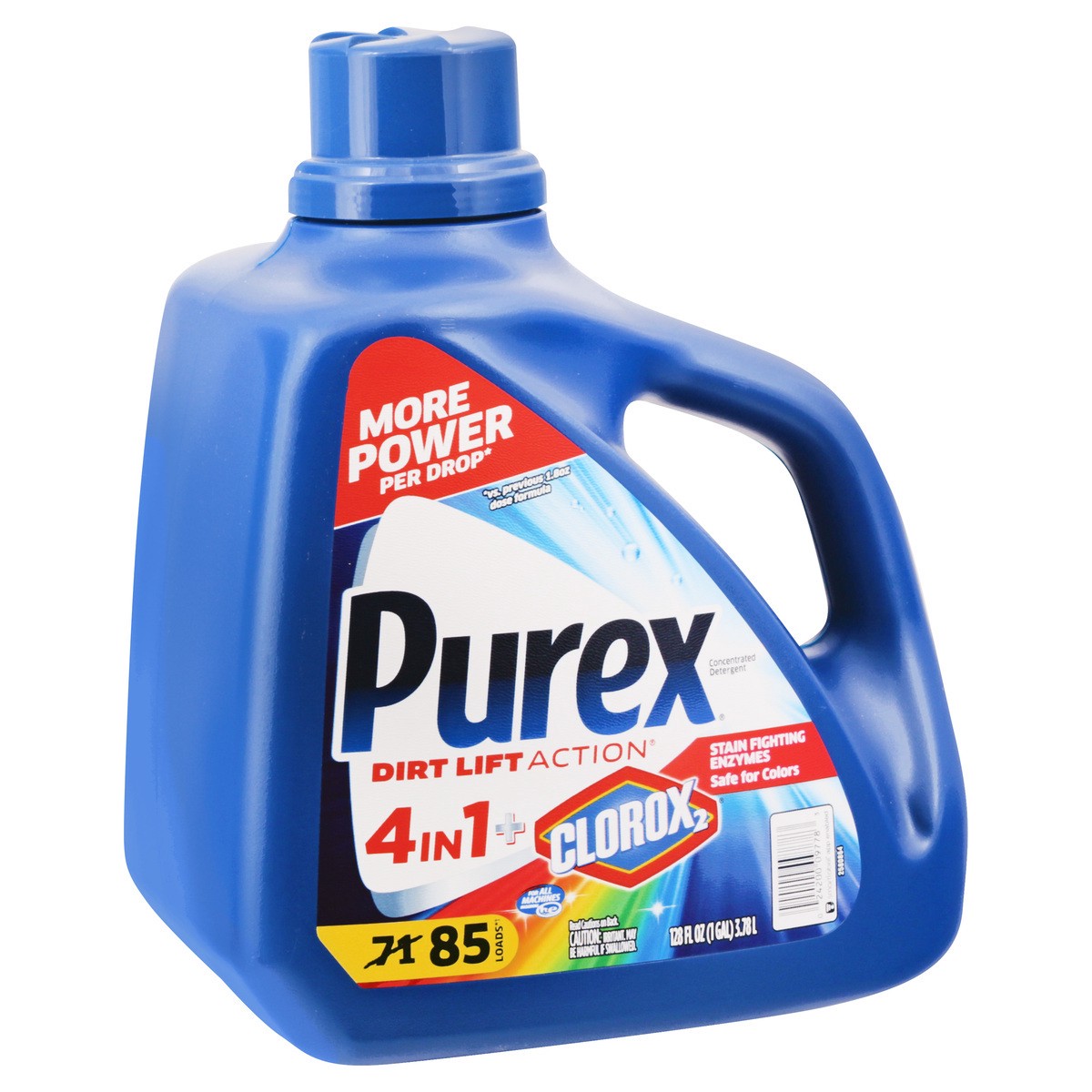 slide 6 of 11, Purex + Clorox 2 4 in 1 Detergent 128 oz, 128 oz