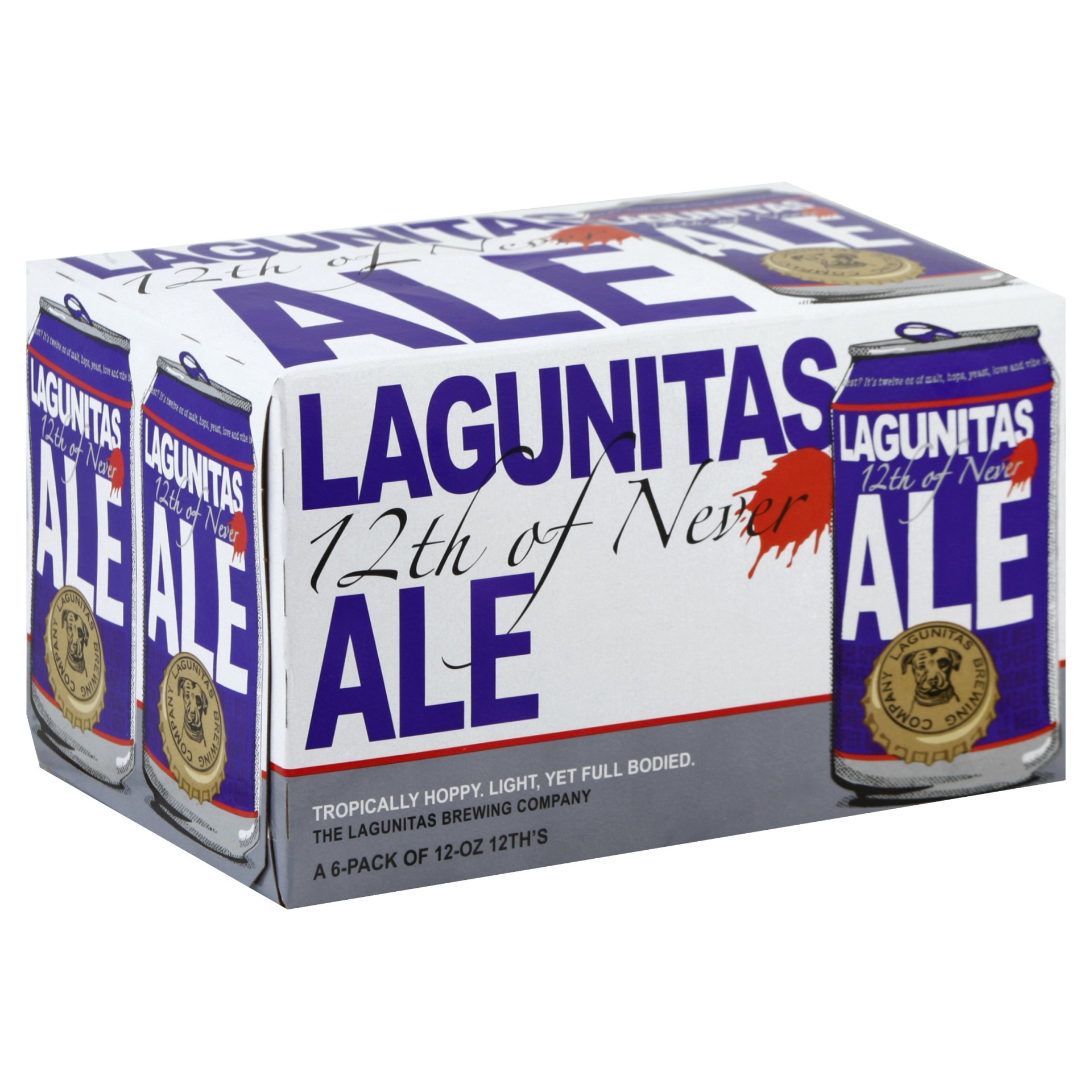 slide 1 of 6, Lagunitas Ale, 12th of Never, 6-Pack, 6 ct; 12 oz