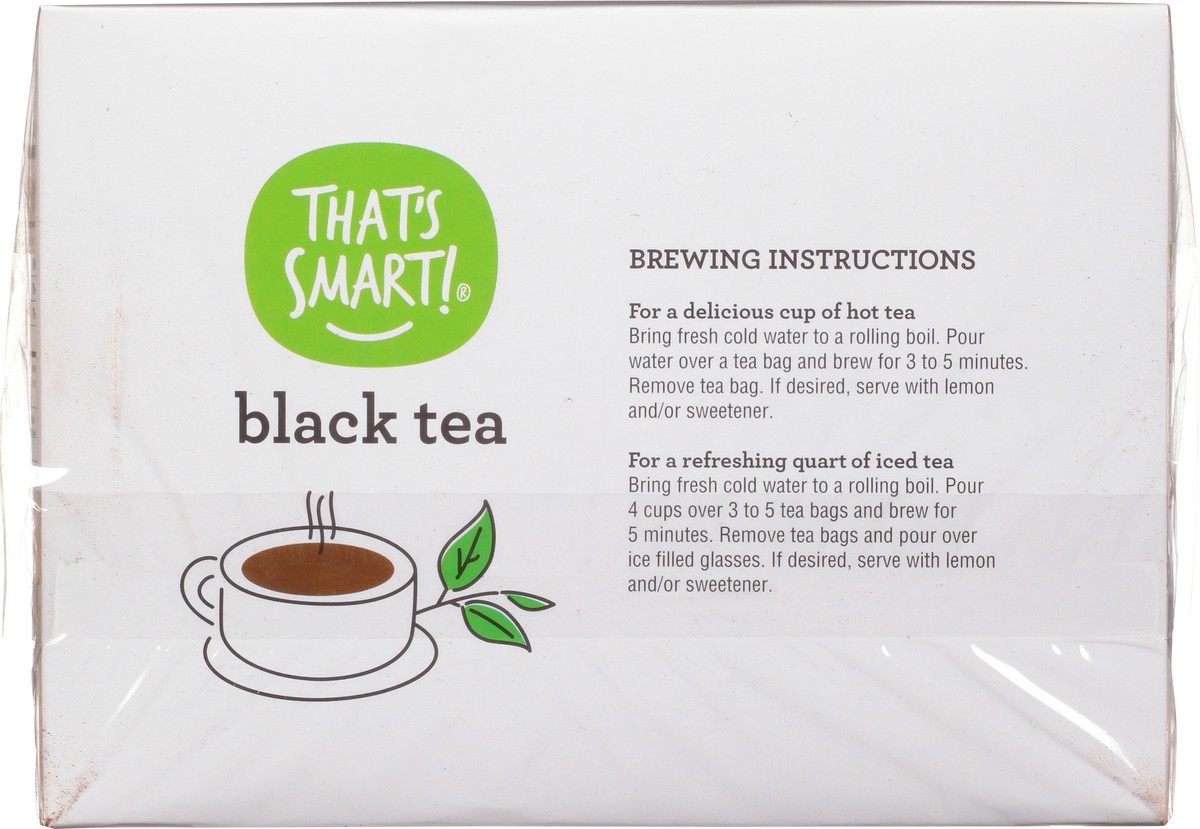 slide 12 of 15, That's Smart! Tea Bags Tagless Black Tea 100 ea, 100 ct