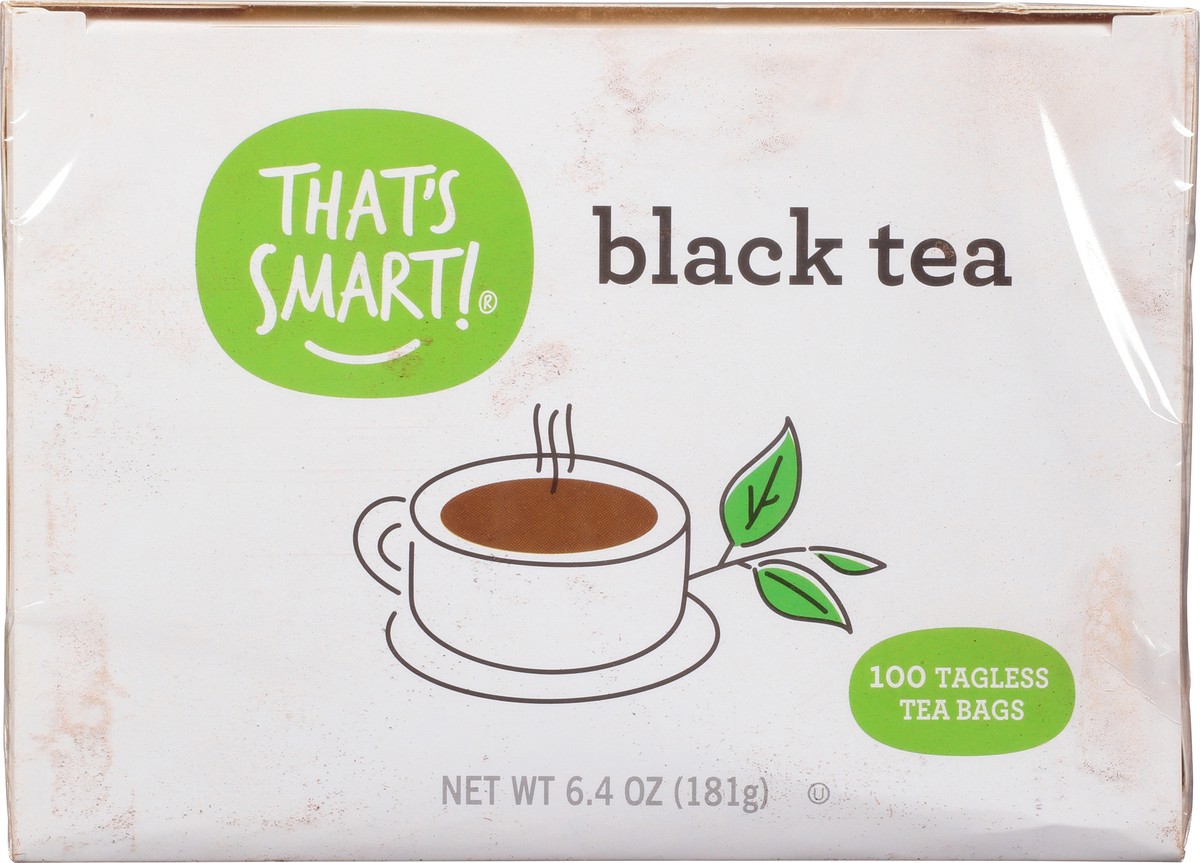 slide 15 of 15, That's Smart! Tea Bags Tagless Black Tea 100 ea, 100 ct