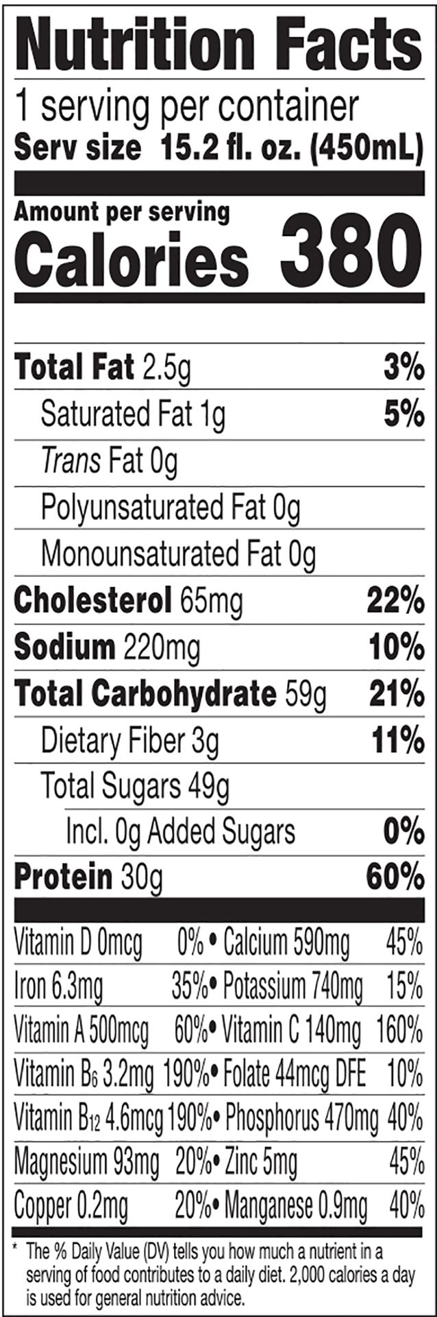 slide 3 of 5, Bolthouse Farms Mango Protein PlusShake, 15.2 fl oz