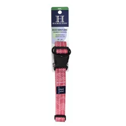 Hamilton Eco Venture Bamboo Adjustable Dog Collar - Pink