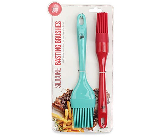 Cook Works Silicone 2-Piece Basting Brush Set