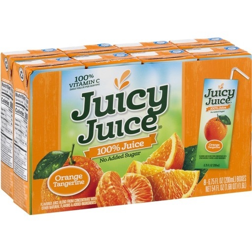 slide 1 of 1, Juicy Juice 100% Juice, , Orange Tangerine - 54 fl oz, 54 fl oz