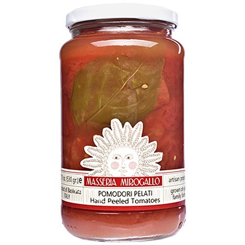 slide 1 of 1, Mirogallo Hand Peeled Tomatoes Basilicata, 18.7 oz