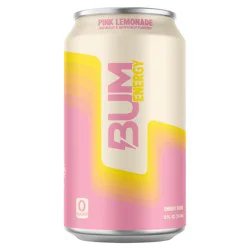 Bum Energy Pink Lemonade Energy Drink 12 fl oz