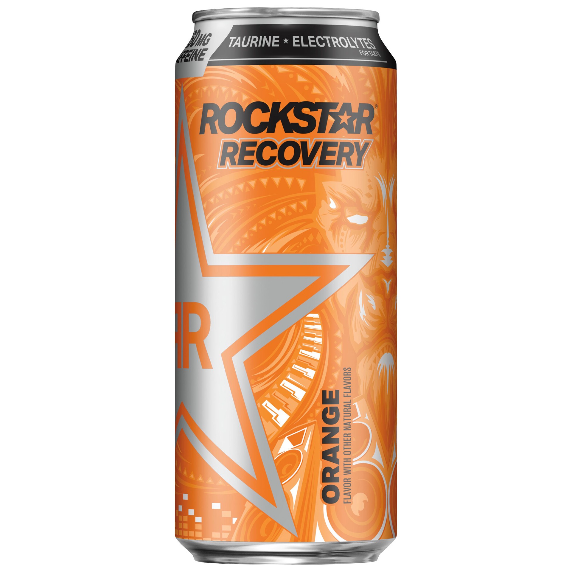 slide 1 of 4, Rockstar Recovery Orange Energy Drink - 16 fl oz Can, 16 fl oz