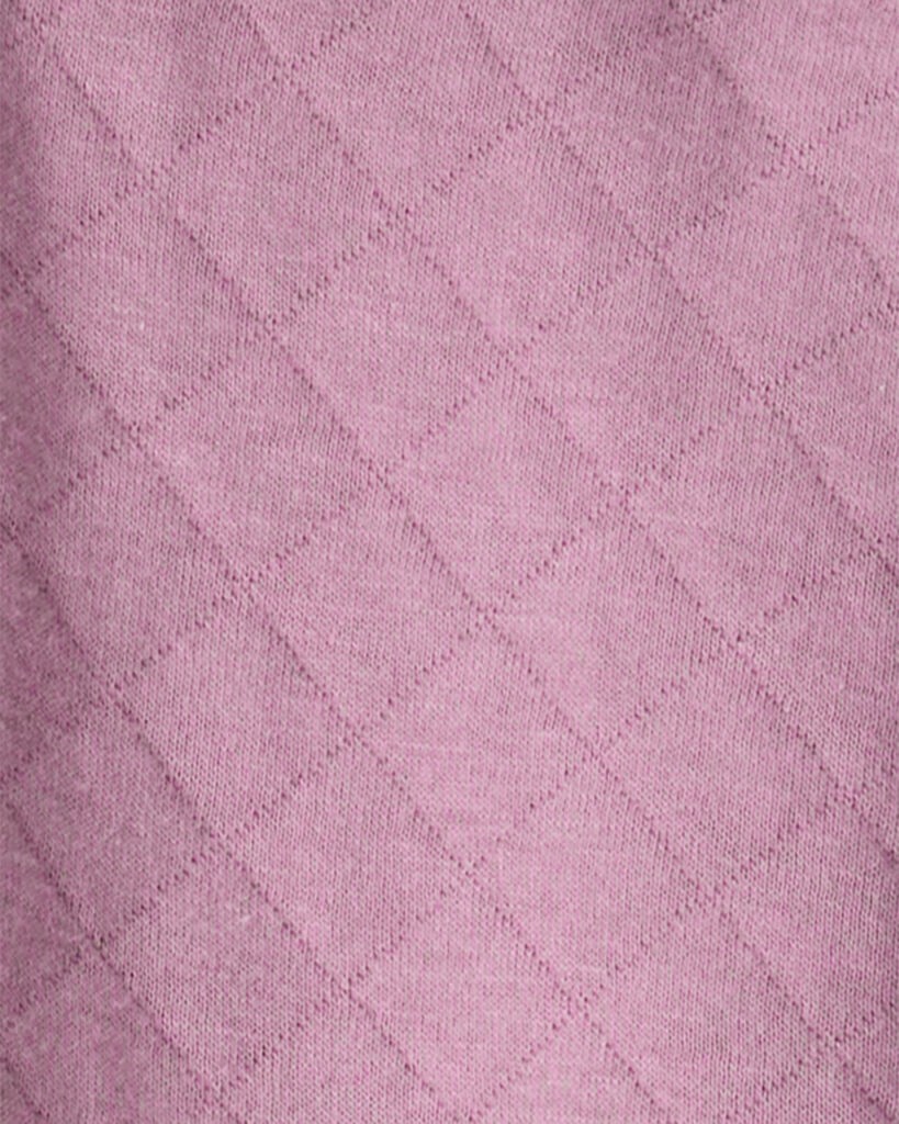slide 3 of 4, Carter's Carters Toddler Girl Quilted Quarter-Zip & Floral Legging Set - Purple Lavender 2T, 1 ct