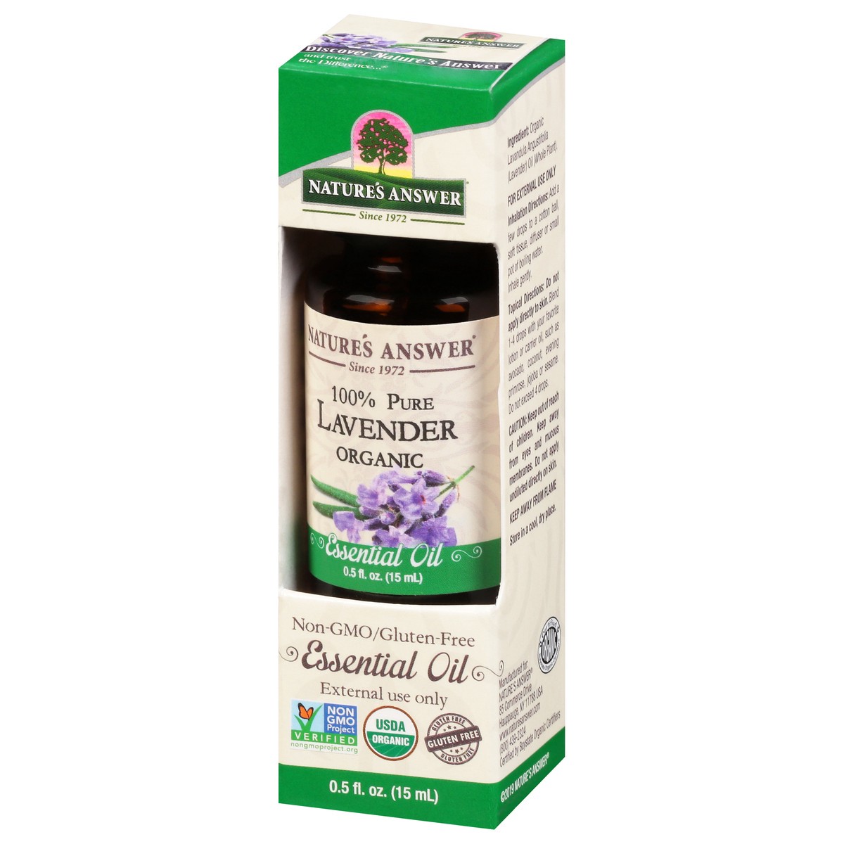 slide 2 of 11, Nature's Answer 100% Pure Organic Lavender Essential Oil 0.5 fl oz, 0.5 fl oz